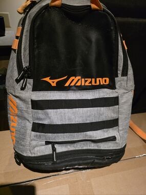 Mizuno Orange And Black Backpack